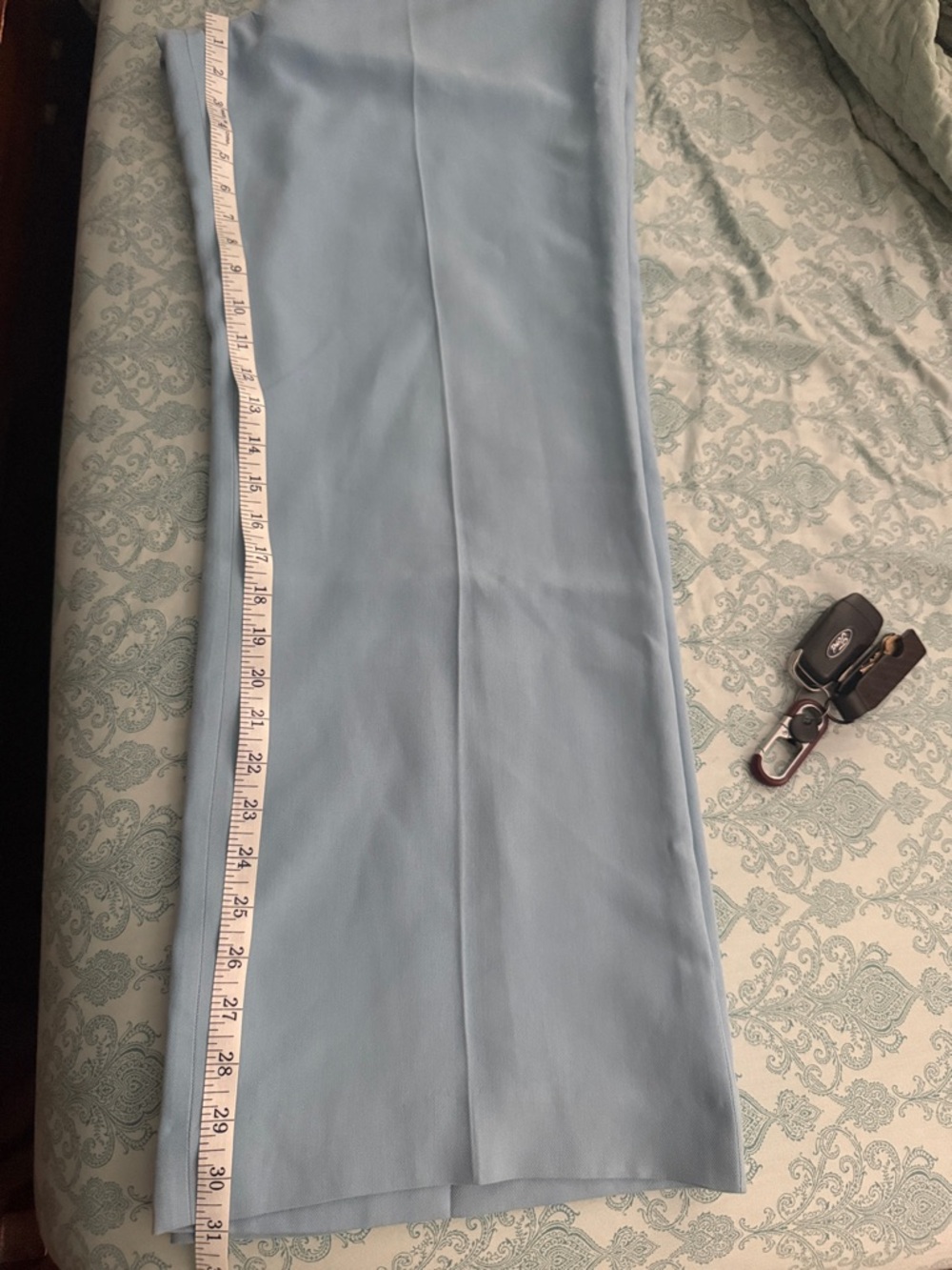 Lauren Ralph Lauren blue silk pants 16W fully lined. - Picture 6 of 7